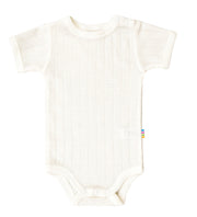 Romper Wol/zijde Korte Mouw - Off White