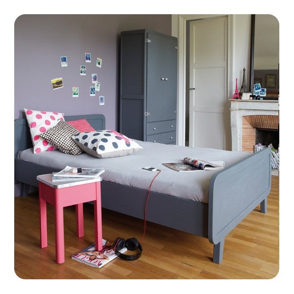 Lit Rond 120 Blanc