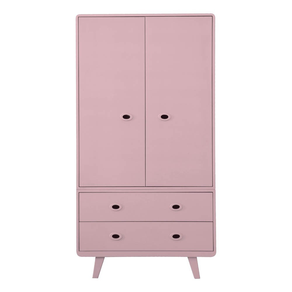 Kledingkast Armoire Toi & Moi Vieux Rose