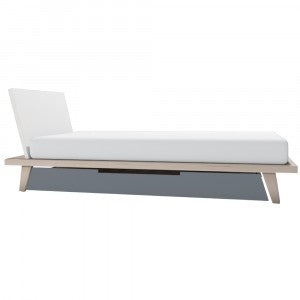 Lade Voor Uitschuifbed Lit Zen Gris Souris