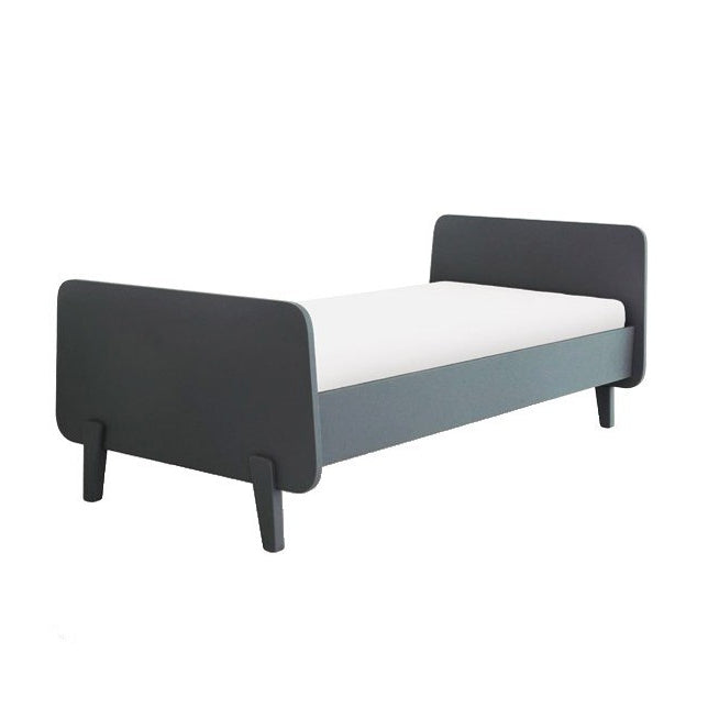 Lit Mm Gris Souris 90x190