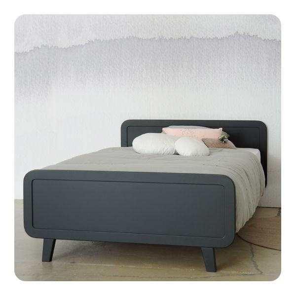 Lit Rond 120 Bleu Canard