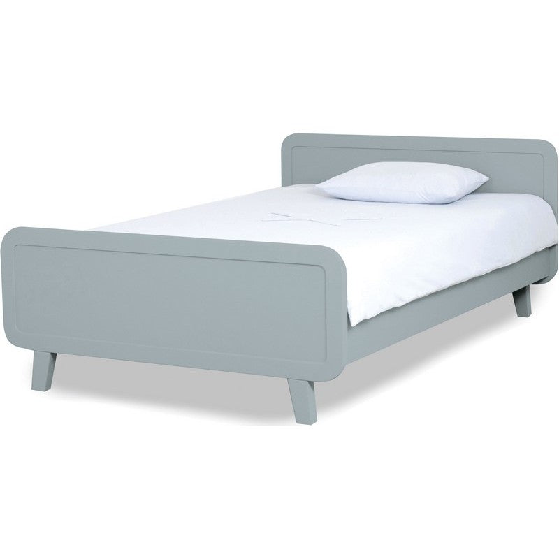 Lit Rond 120 Gris Souris