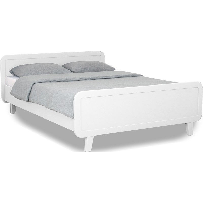Lit Rond 140 Blanc
