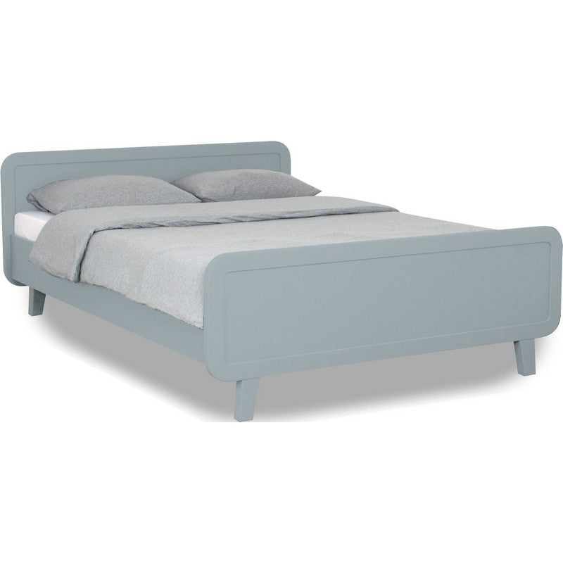 Lit Rond 140 Gris Souris