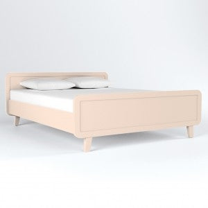 Lit Rond 160 Rose Poudre