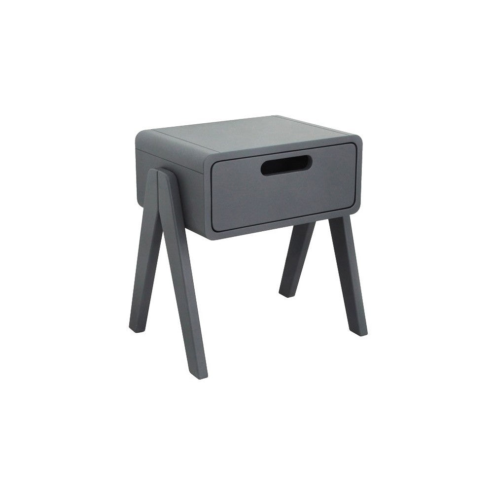 Nachtkastje Chevet Petit Robot Gris Souris