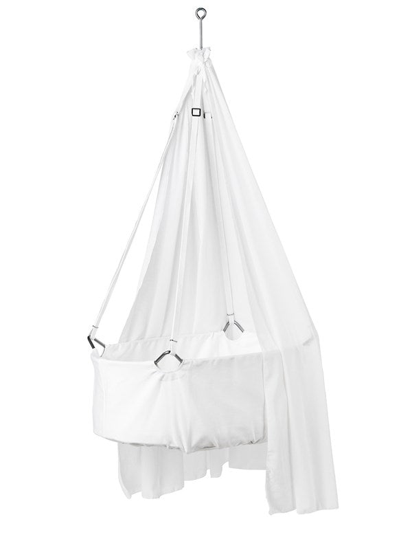 Leander Cradle Incl. Mattress White
