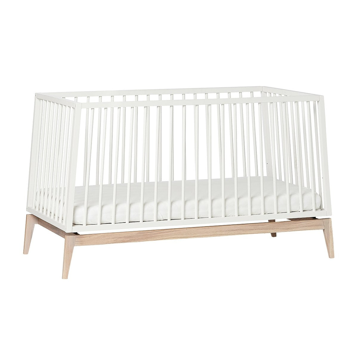 Leander Luna Baby Bed Large White/oak