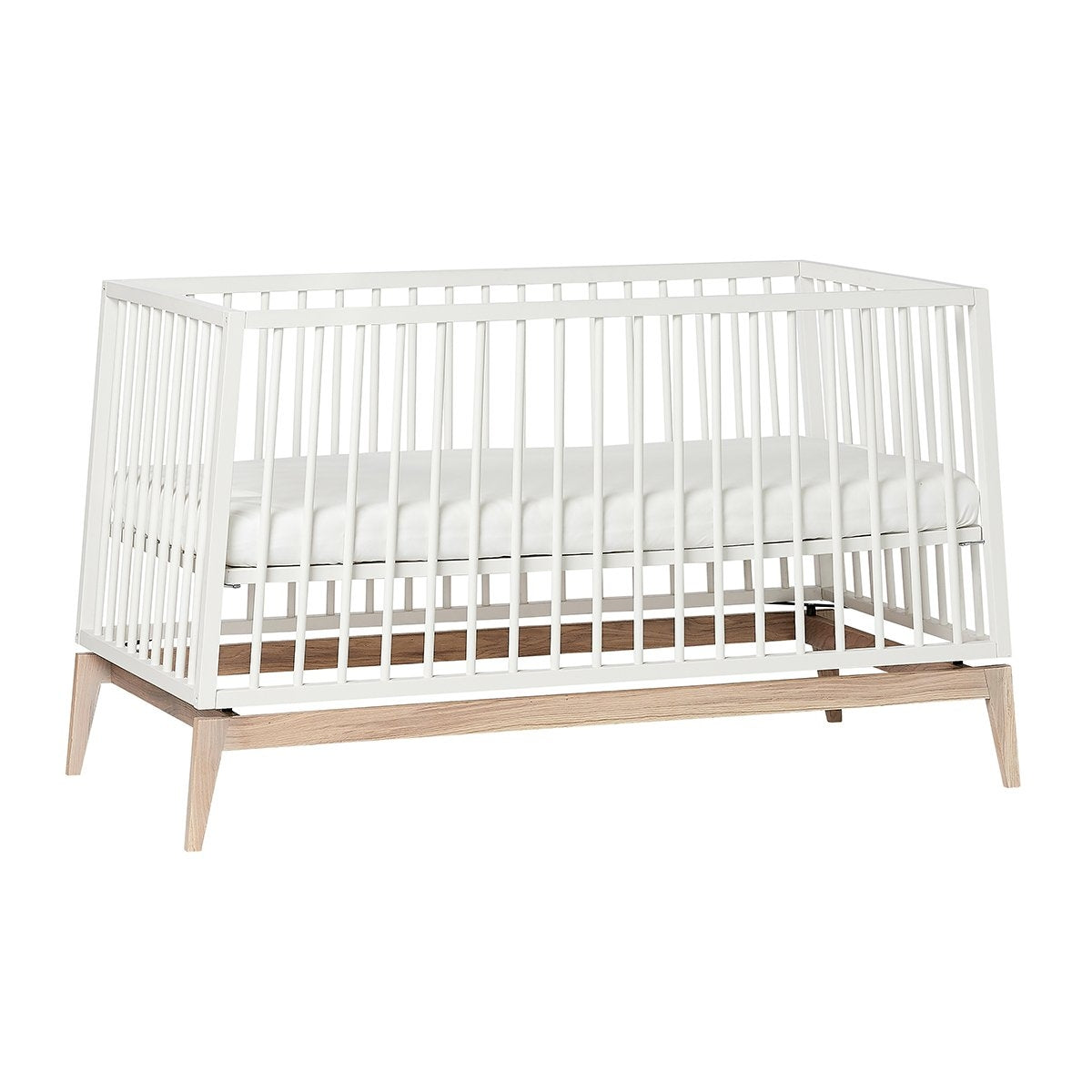 Leander Luna Baby Bed Large White/oak