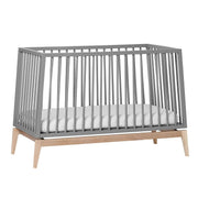 Leander Luna Baby Bed Small Grey/oak