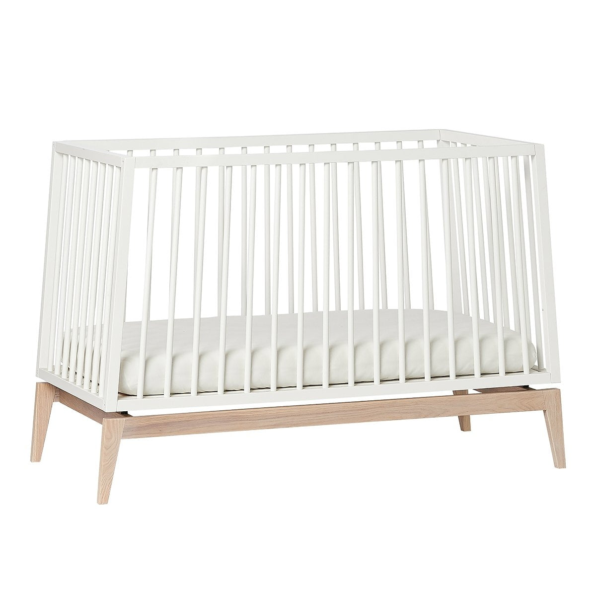 Leander Luna Baby Bed Small White/oak