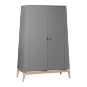 Leander Luna Wardrobe Large Grey/oak