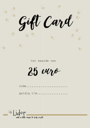 Gift Card 25 Euro