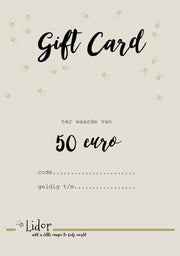 Gift Card 50 Euro