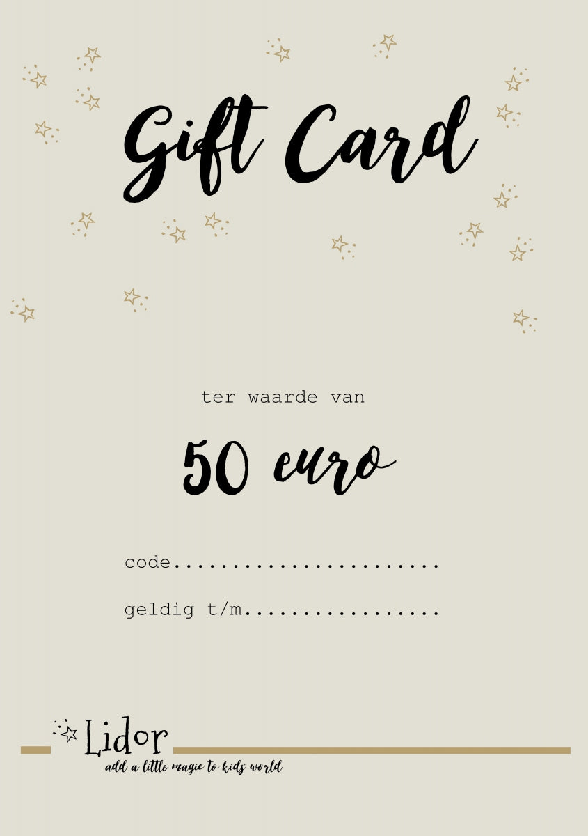 Gift Card 50 Euro