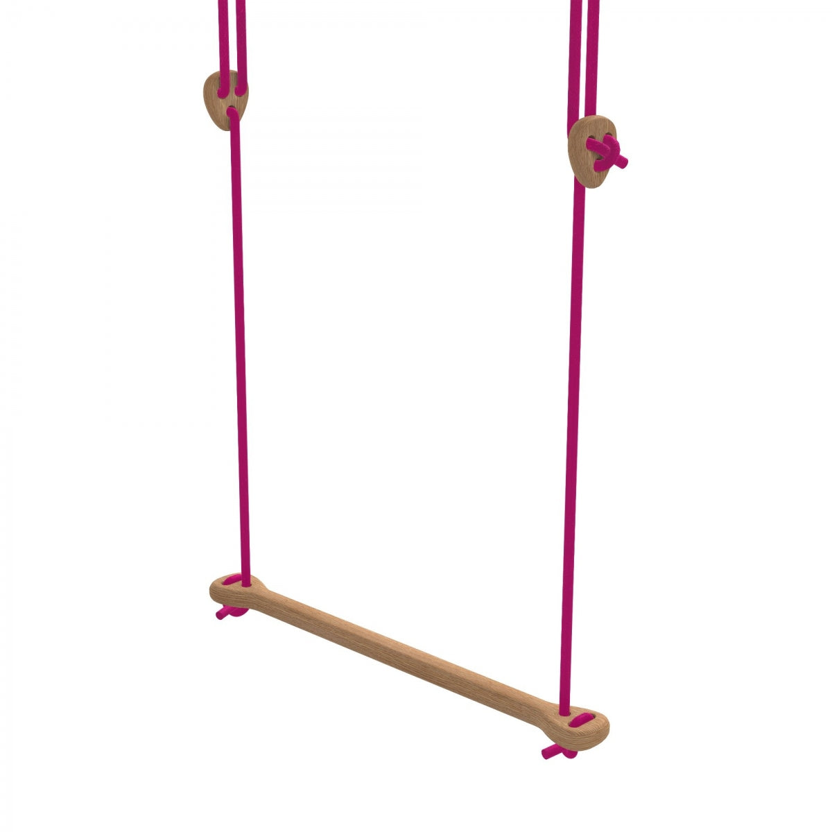 Lillagunga Bone - Oak - Fuchsia Rope