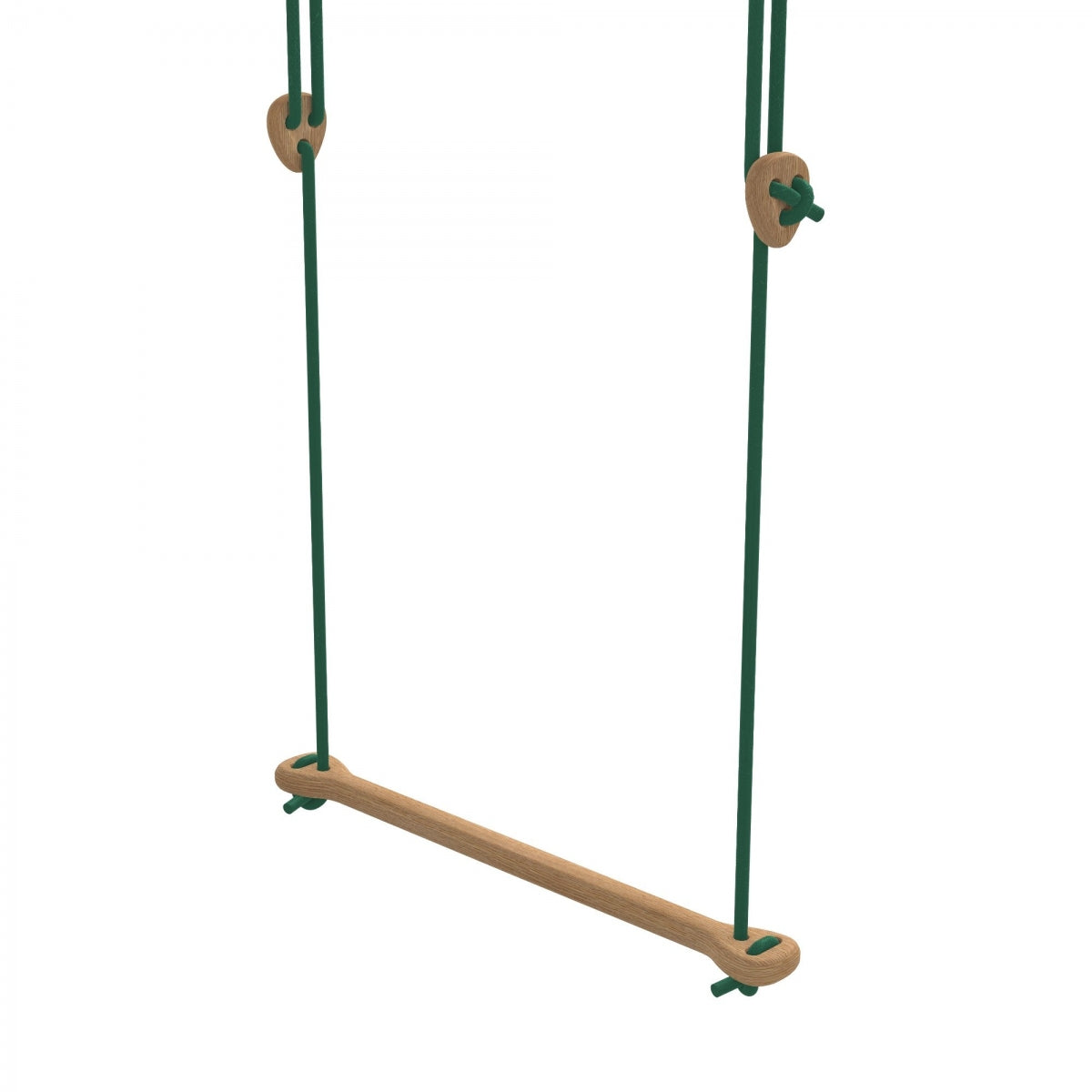 Lillagunga Bone - Oak - Green Rope