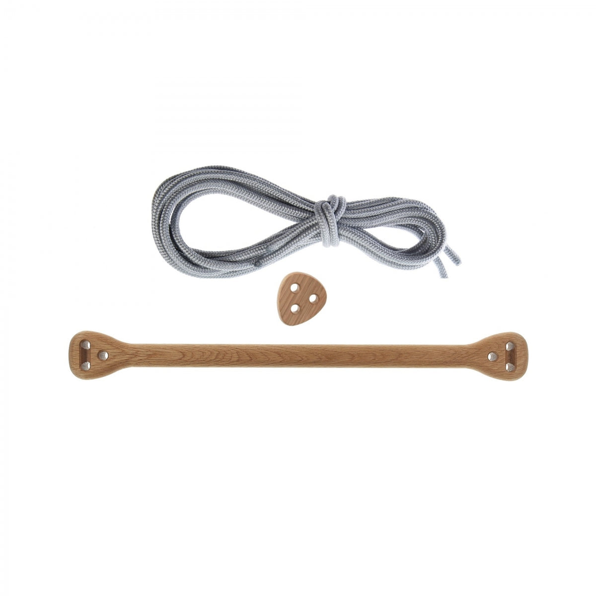 Lillagunga Bone - Oak - Grey Rope