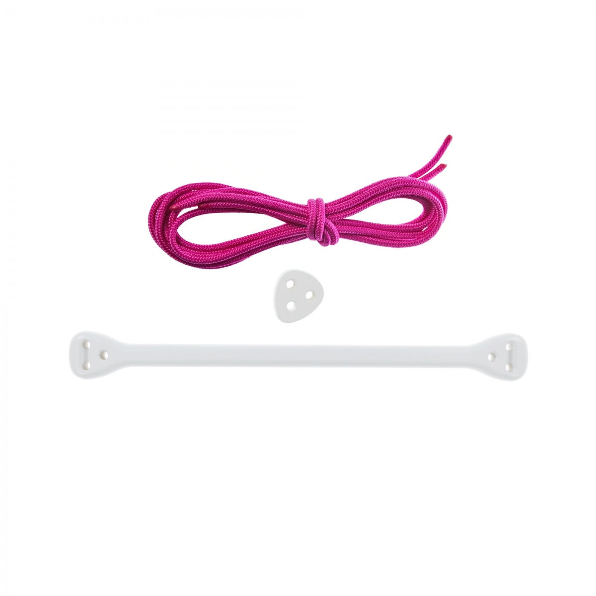 Lillagunga Bone - White Birch - Fuchsia Rope