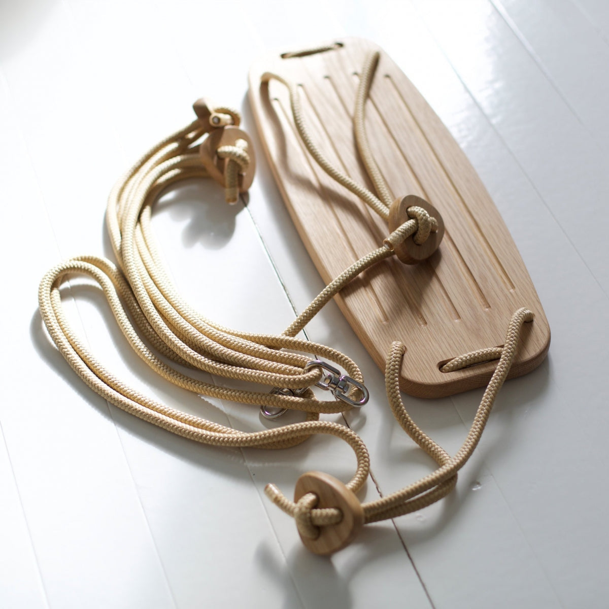 Lillagunga Classic - Oak - Beige Rope