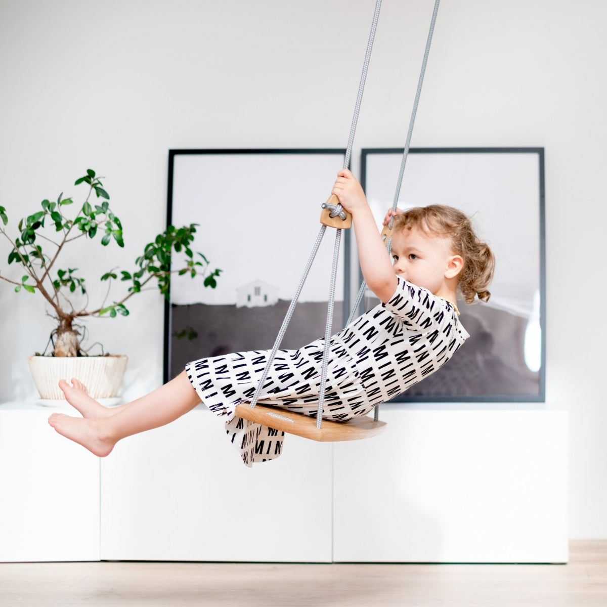 Lillagunga Grand - Oak - Grey Rope
