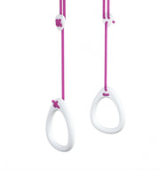 Lillagunga Rings - White Birch - Fuchsia Rope
