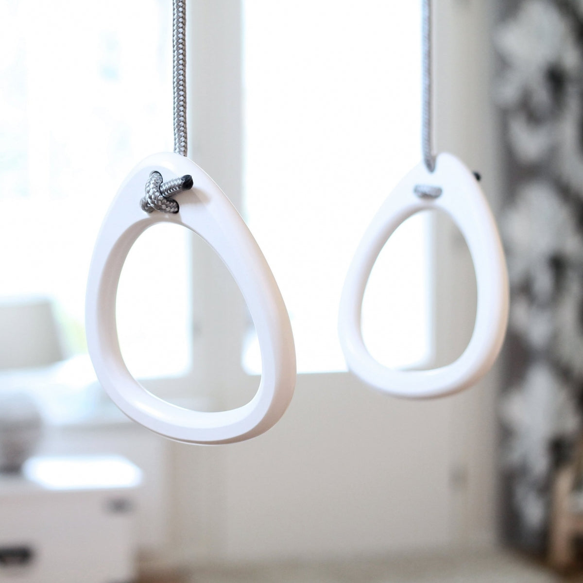 Lillagunga Rings - White Birch - Grey Rope