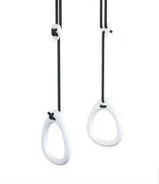 Lillagunga Rings - White Birch - Black Rope