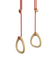 Lillagunga Rings - Oak - Red Rope