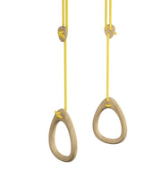 Lillagunga Rings - Oak - Yellow Rope