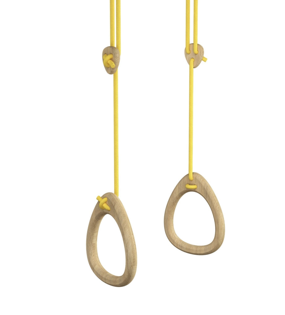 Lillagunga Rings - Oak - Yellow Rope