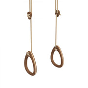Lillagunga Rings - Walnut - Beige Rope