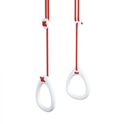 Lillagunga Rings - White Birch - Red Rope