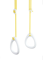 Lillagunga Rings - White Birch - Yellow Rope