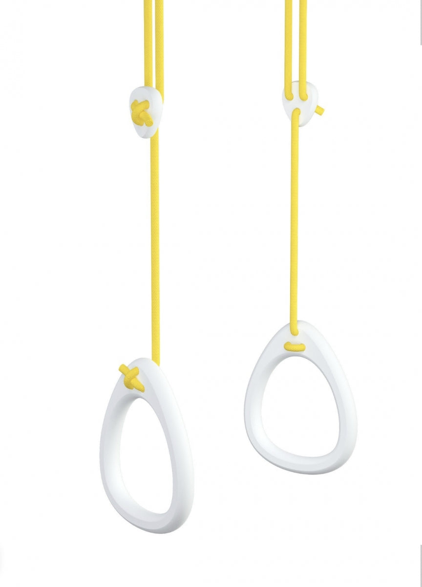 Lillagunga Rings - White Birch - Yellow Rope