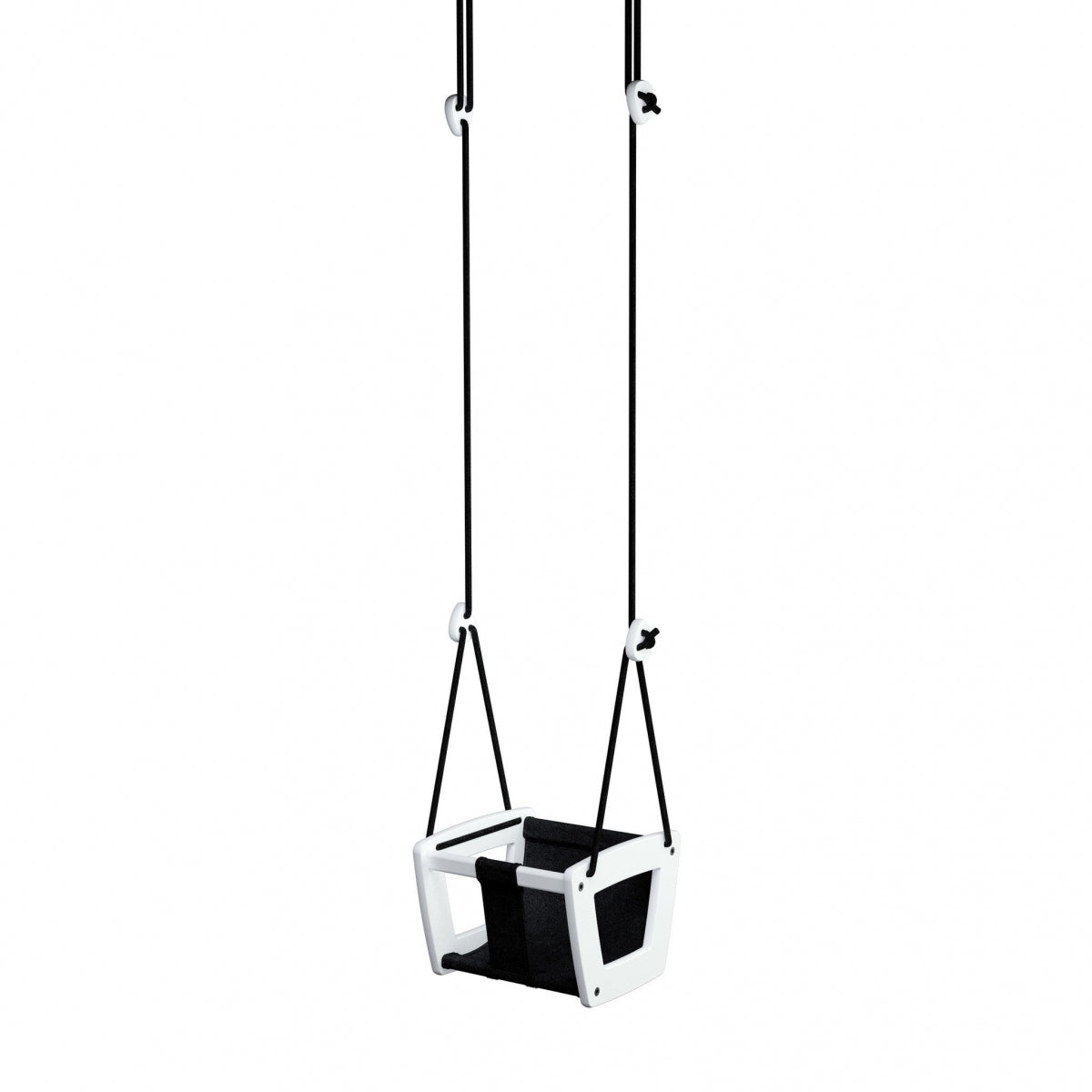 Lillagunga Toddler - White Birch - Black Rope