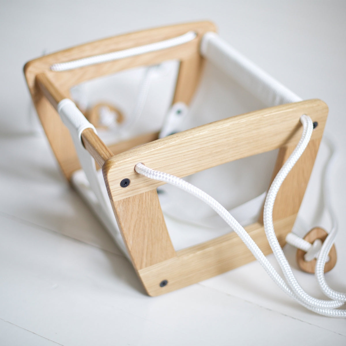 Lillagunga Toddler - Oak - White Ropes