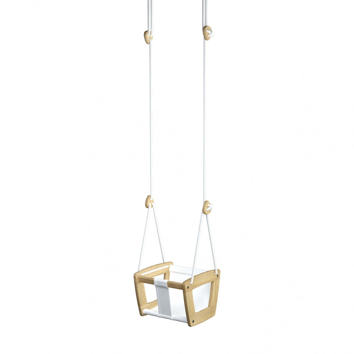 Lillagunga Toddler - Oak - White Ropes