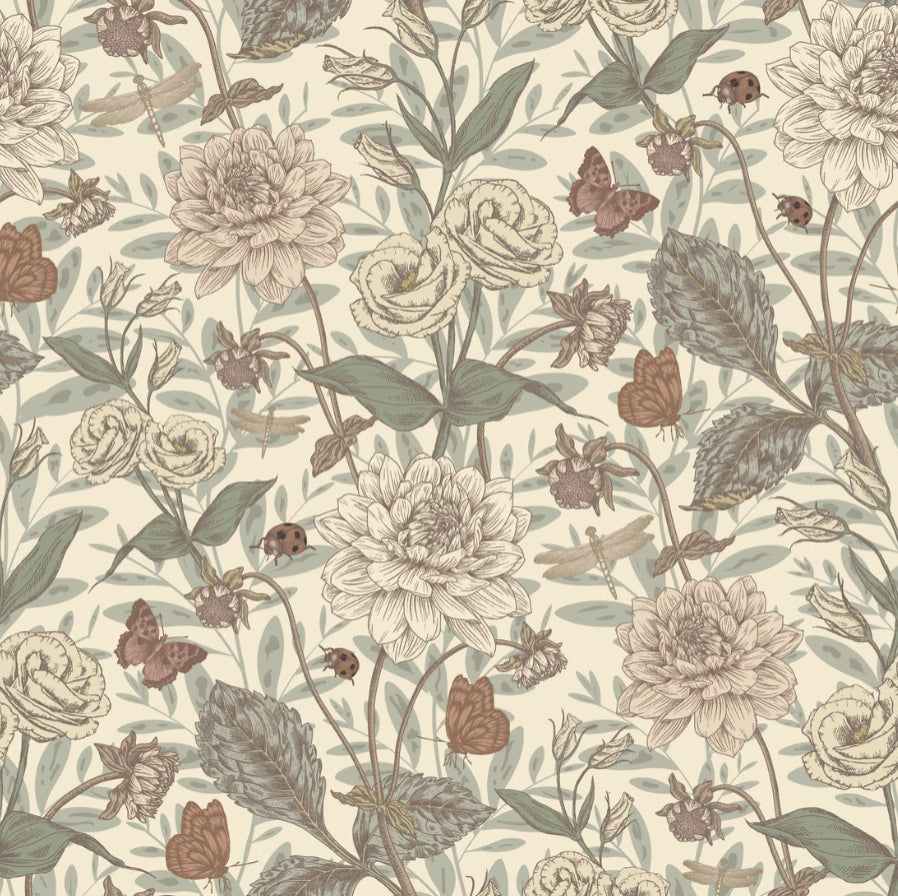 Behang Floral Spring