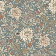 Behang Floral Spring Blue