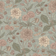 Behang Floral Spring Green