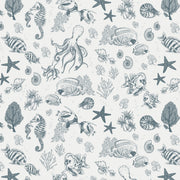 Behang Little Underwater World-blauw