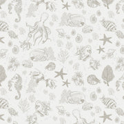 Behang Little Underwater World-bruin
