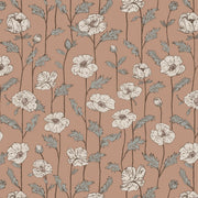 Behang Poppy Amour-terra