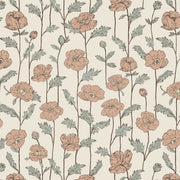 Behang Poppy Amour-zalmroze