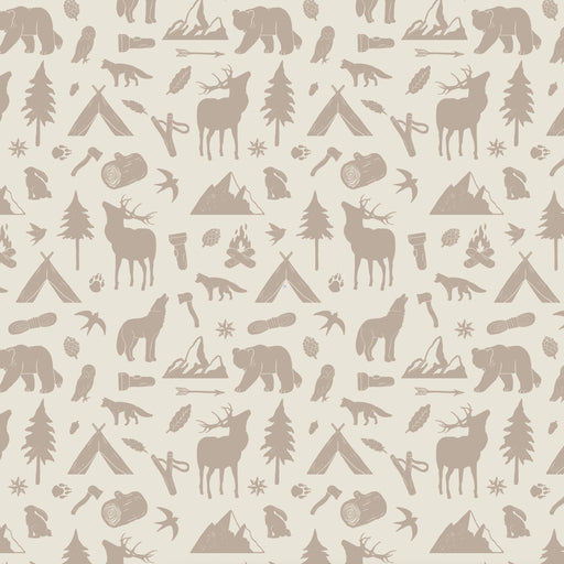 Behang Wild Forest Naturel