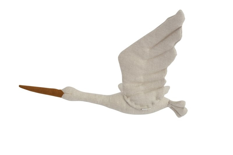 Linnen Ooievaar Beige