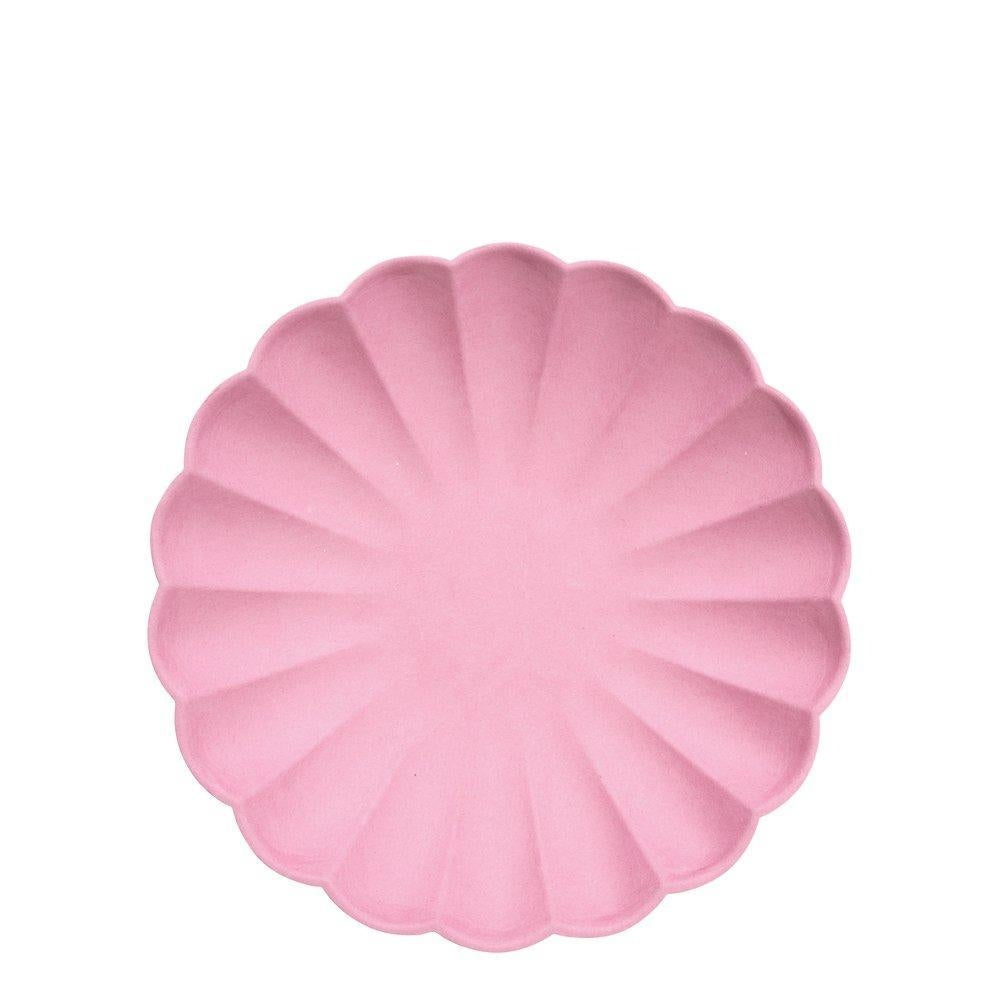 Deep Pink Simply Eco Plate Small