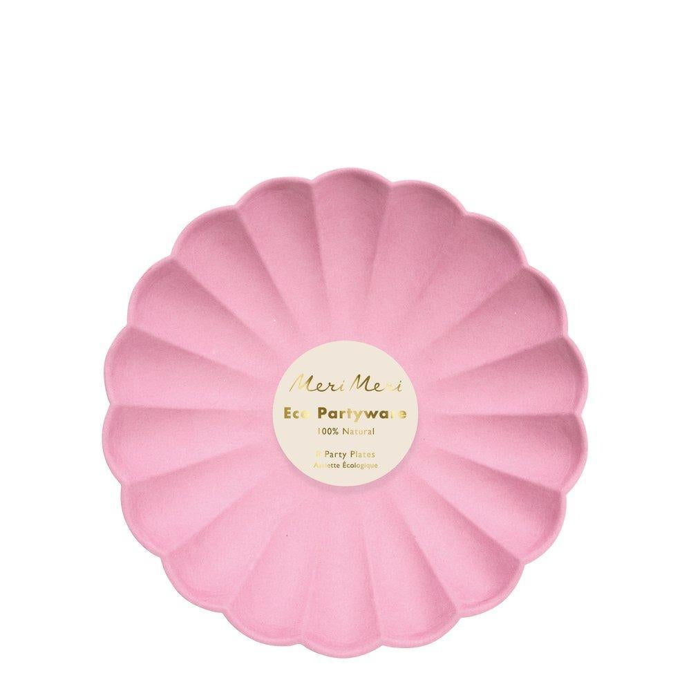 Deep Pink Simply Eco Plate Small